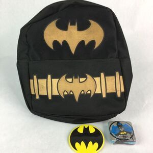 Batman Youth Backpack Pre-School Pin Magic Towel Child